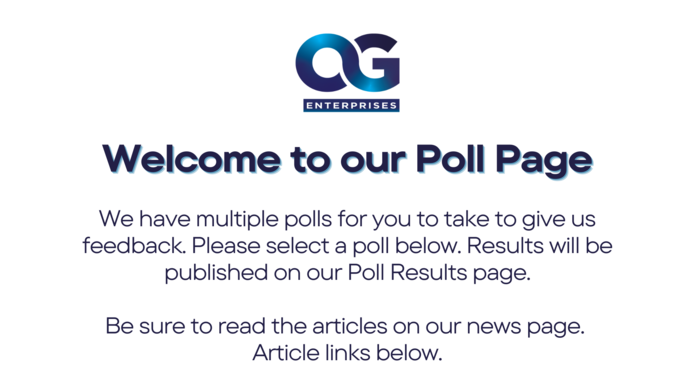 Welcome to our Poll Page